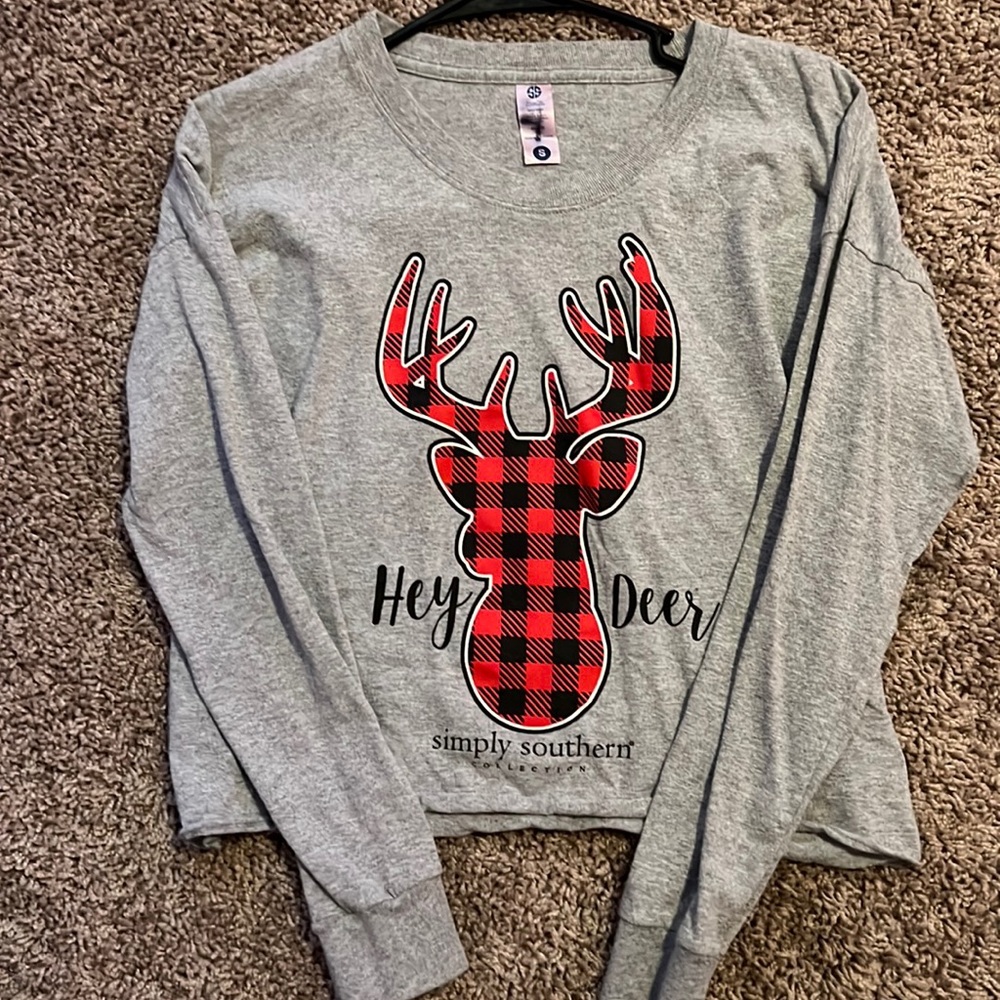 Simply Southern Long-Sleeve Crop Top